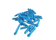 Disposable 30g Stainless Steel Lancets Blue Color Twist Type Lancet