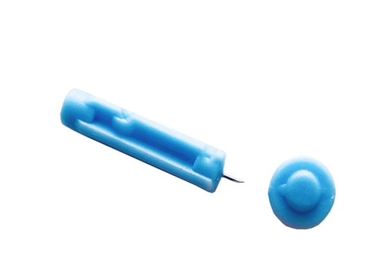 Disposable 30g Stainless Steel Lancets Blue Color Twist Type Lancet