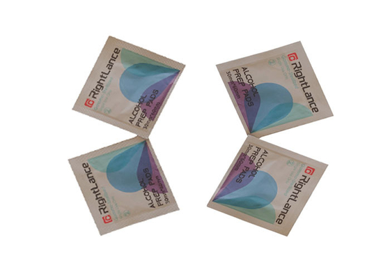 Single Wrapped Alcohol Prep Wipes Isopropyl Cotton Swabs Disposable