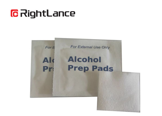 30x60mm Diabetic Supplies Alcohol Prep Pads Ce Approval