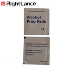 Non Woven Sterile Alcohol Prep Pads Swabs 70% Isopropyl Unscented ISO13485