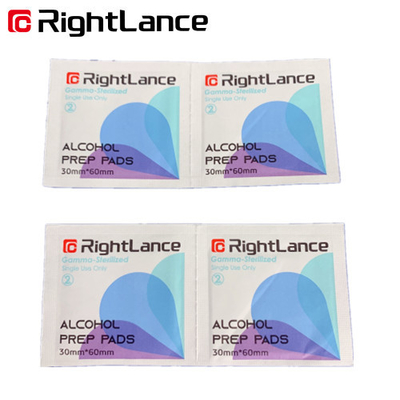 30MM 60MM Sterile Alcohol Prep Swabs Non Woven Medical Alcohol Prep Pads Odm