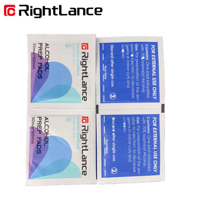 1kg 30mm 60mm Alcohol Cotton Pads 70 Isopropyl Alcohol Disposable