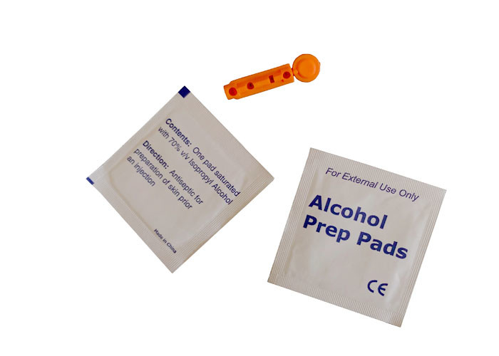 70% Isopropy Alcohol Prep Swabs 60mm Alcohol Pads For Sterile Cleaning