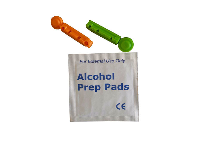 Customized Unfolded Alcohol Prep Pads Wipes 30x60mm