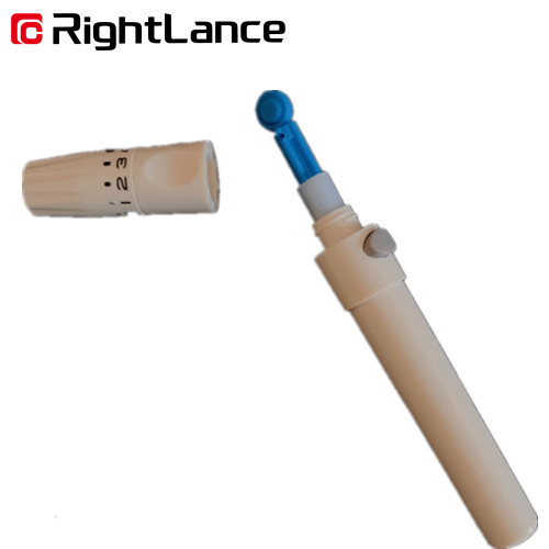 Twist Cap Gamma Reusable Lancet Pen For Finger Pricker Glucometer