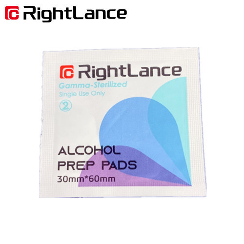 4.3in 5.9in Alcohol Prep Pads Disposable Non Woven Swab Alcohol Pad